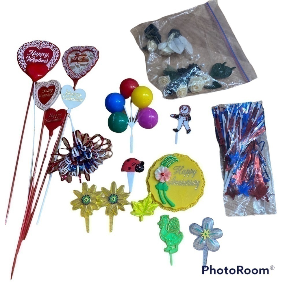 Vintage Cake Decorations Raggedy Andy Birthday Valentine’s 4th of July